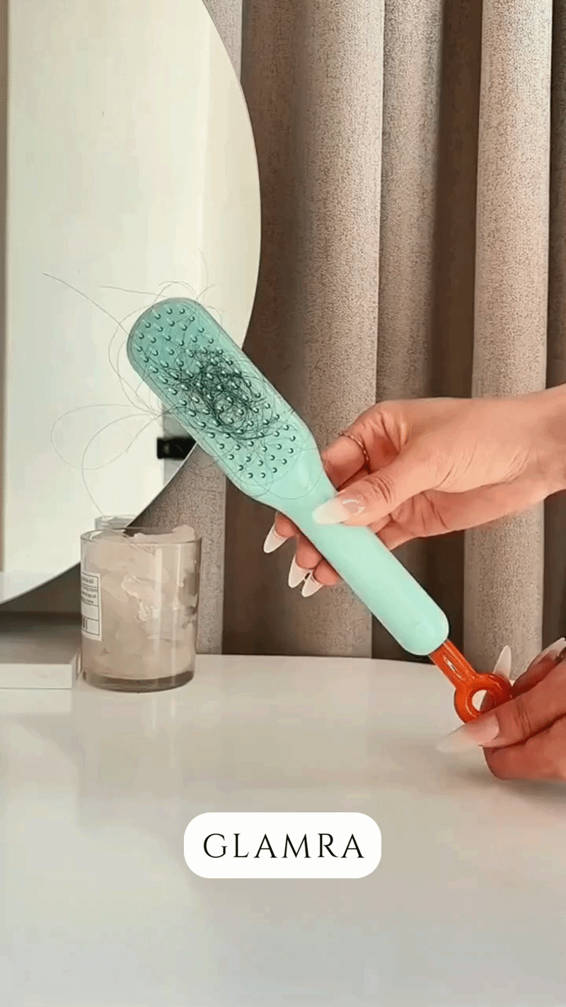The Glamra™ 3D Self-Cleaning Hair Brush